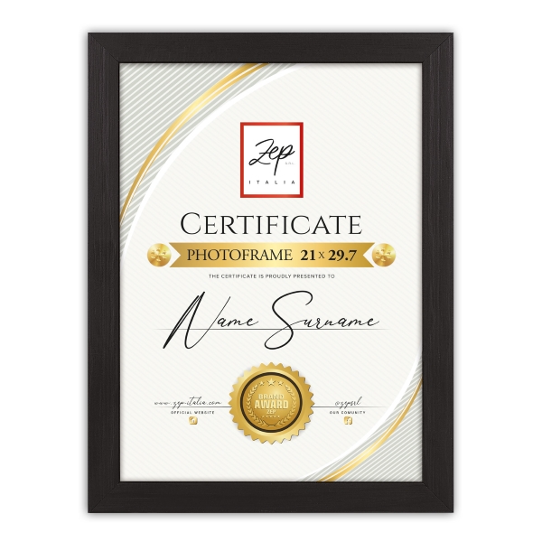 CERTIFICATE BLACK