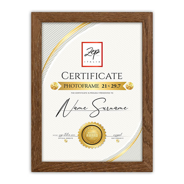 CERTIFICATE BROWN