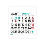 Faldilla calendario 2026 10 cm - Imagen 3