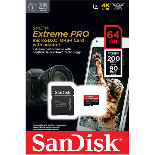 54789_tarjeta-micro-sd-64-gb-sandisk-extreme-pro-200mbsg TARJETA MICRO SD 64 GB SANDISK EXTREME PRO (200MB/SG) - Imagen 1